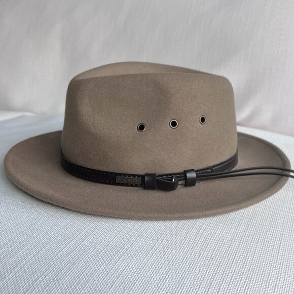 Pendleton Men's Getaway Wool Hat Khaki Brown Size M Fedora Outdoor Classic - Picture 3 of 9